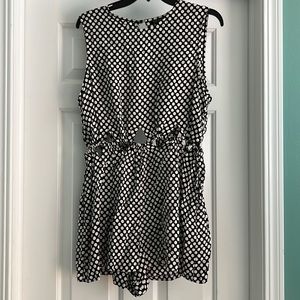 Top Shop Polka dot Romper